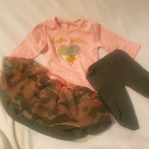 Baby Girl's Camo Outfit